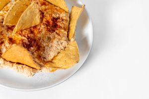 Hummus at Herbivoro in Cancun