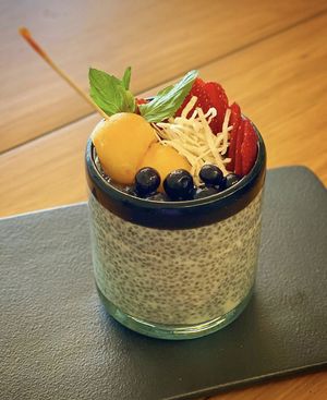 Chía Pudding  at Herbivoro in Cancun