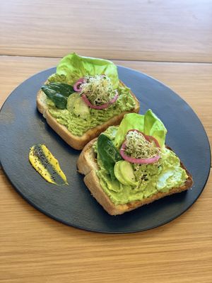 Avocado Toast  at Herbivoro in Cancun