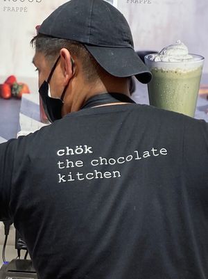 Logo at Chök the Chocolate Kitchen in Barcelona