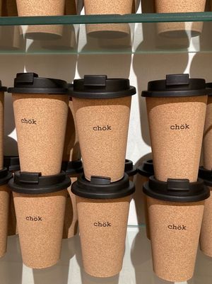 Mugs at Chök the Chocolate Kitchen in Barcelona