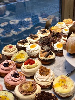 Vegan cupcakes  at Chök the Chocolate Kitchen in Barcelona