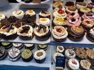 Vegan cupcakes  at Chök the Chocolate Kitchen in Barcelona