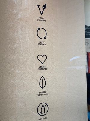 Ingredient information  at Chök the Chocolate Kitchen in Barcelona