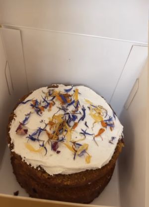 Carrot cake   at Chök the Chocolate Kitchen in Barcelona