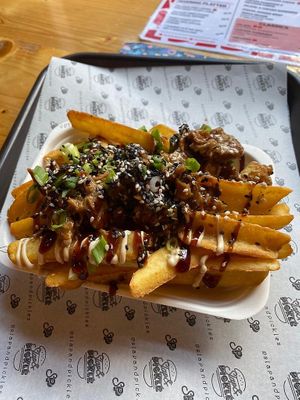 Vegan Duck Fries (without chillies) at Slap & Pickle in Leeds