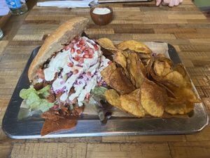 Vöner + chips  at Bärenstark in Cologne