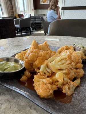 CAULIFLOWER WINGS - cayenne pepper saucee  at Hyatt Place Lake Powell in Page