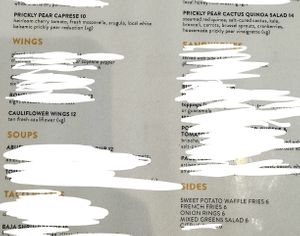 Menu  at Hyatt Place Lake Powell in Page