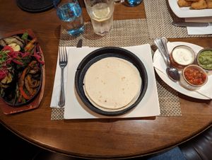 Mediterranean fajitas at Victoria's in Pitlochry