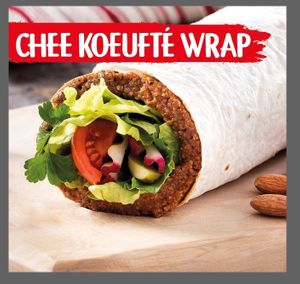 Wrap Chee Koeufté  at Komagene in Schiltigheim