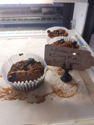 Blueberry apple muffins at New Holland Coffee Co in New Holland