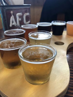 Tasting Palette at Forrest Brewing Company in Forrest