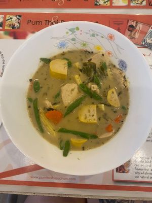 Green curry at Pum Thai Restaurant & Cooking School in Phuket