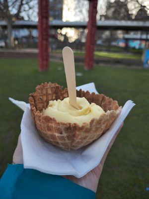 Passionfruit at Gelato Junkie in Dunedin