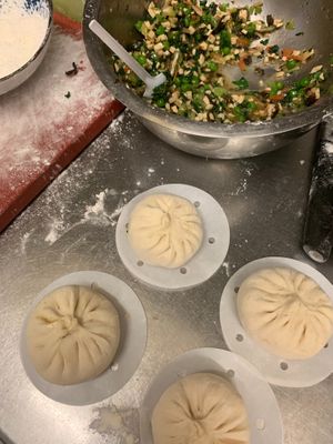 These are vegetarian BaoZi,
Call 2 days in advance and we‘ll prepare as many as you‘d like! at Bund 39 in Zurich