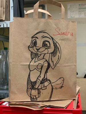 Creative mode activated by one of our employees:) at Bund 39 in Zurich