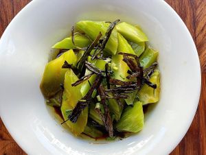 莴笋 - Celtuce Salad at Bund 39 in Zurich