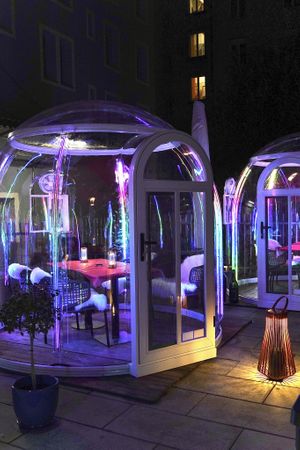 Enjoy a unique Bubble Tent dining experience right in the city center at BUND 39! at Bund 39 in Zurich