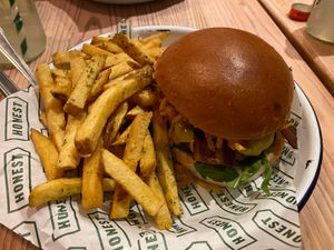 Bacon Plant burger at Honest Burgers - Covent Garden in London