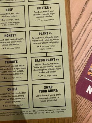  at Honest Burgers - Covent Garden in London