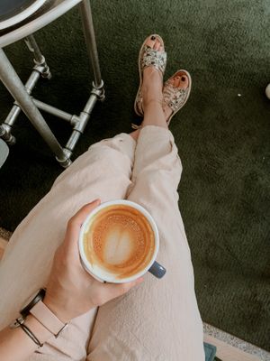 Cappuccino on oat drink at Storm in a Coffee Pot in Munich