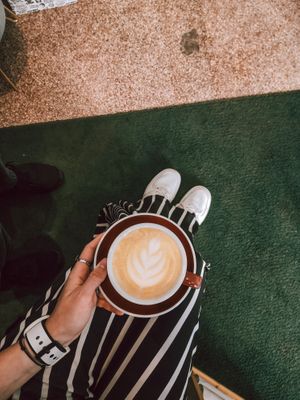 Cappuccino on oat drink at Storm in a Coffee Pot in Munich