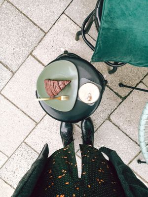 Chocolate beetroot cake at Storm in a Coffee Pot in Munich