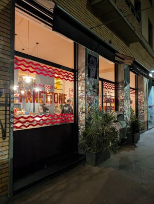 view from outside at Pavé in Milan