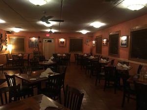 Restaurant at the end of the night  at Venetian Hot Plate in Port Aransas
