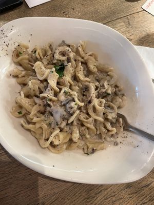 Creamy mushroom pasta  at Vapiano - Rathausstrasse in Berlin