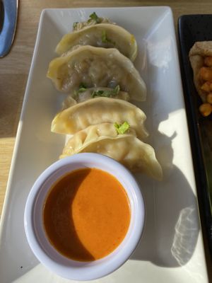 Vegetable momos  at Himalayan in Belfast