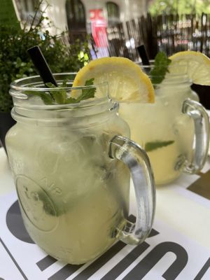 Homemade lemonade  at Mon Viet in Barcelona
