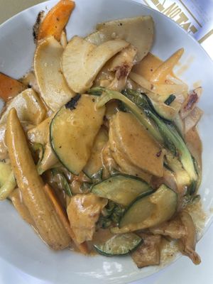 Curry with heura  at Mon Viet in Barcelona