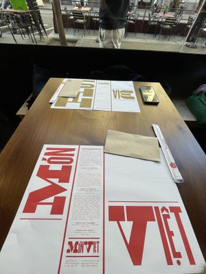 Table  at Mon Viet in Barcelona