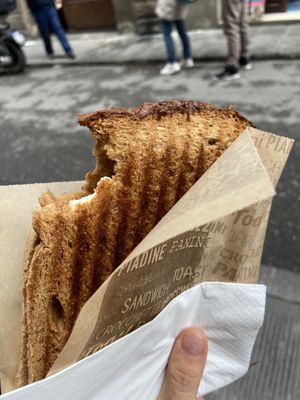 I veggy toast  at I'Tosto in Florence