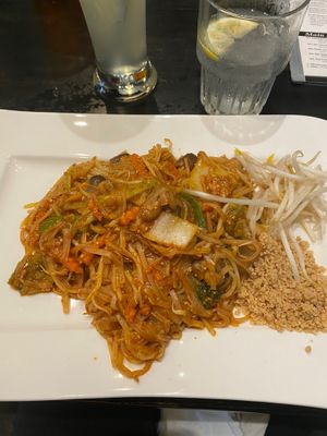 Veggie Pad Thai at Silk Thai in Hagerstown
