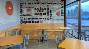 interior at Seize the Bagel in Vancouver