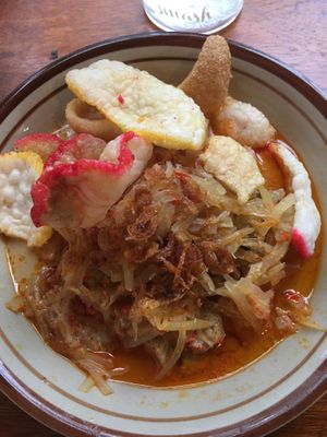 Lontong Sayuran 25k - super yummy at Betawi in Ubud