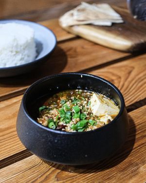 Szechuan Mapo Tofu with Rice at 2084 in Kowloon