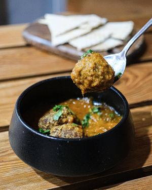 Meatball with Rose Harissa at 2084 in Kowloon