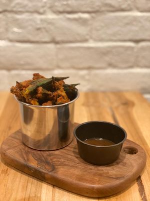 Okra fries  at 2084 in Kowloon