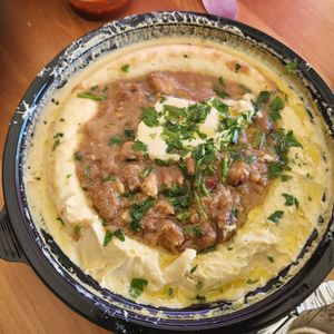 Hummus ful at Abu Shaker in Haifa