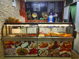 Food Display. at Agarwal's Sweet And Snacks in Gangtok