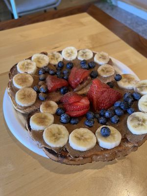 Cinnamon rainbow toast  at The Green Room in Portsmouth