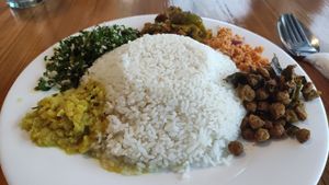 Veg curry at Mint of the Mist in Haputhale