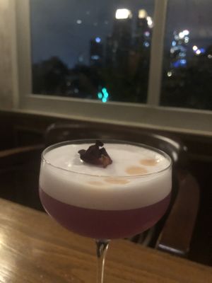Vegan cocktail at Babooji in Jakarta