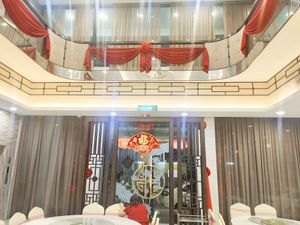 Interior at Chan Yuan Vegetarian 禅缘素馆 in Ipoh