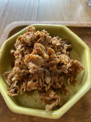Mala fried mushrooms   at Fisherman's House in Koh Samui