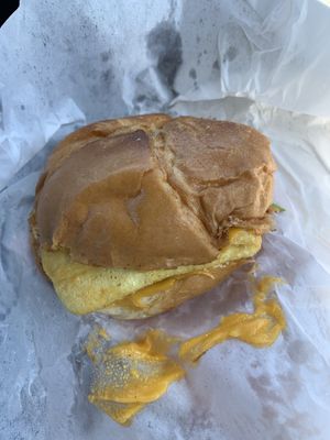 Cheese, Egg, and Sausage Croissant  at Plant Power Fast Food in Riverside